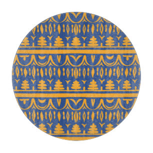 African Chevrons: Ethnic Tribal Pattern Cutting Board