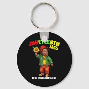 African Child Boy And Girl Is My Independence Day Key Ring