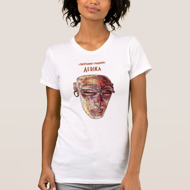 AFRICAN Chokwe TRIBAL MASK T-shirt (Front)