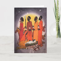 African Christmas Nativity Scene