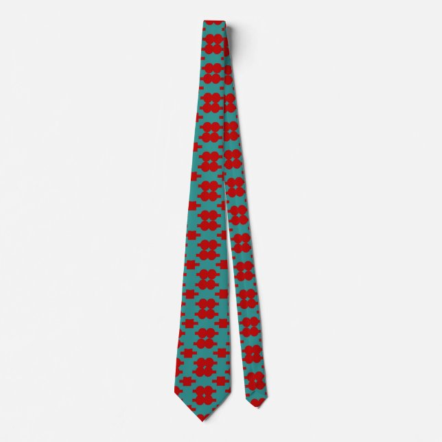 African Christmas Tchengsu Pattern  Tie (Front)