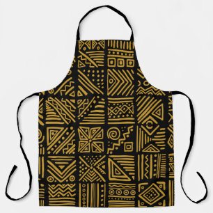 African clash: ethnic tribal seamless. apron