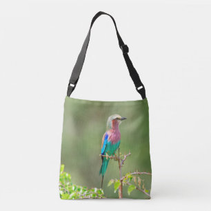 African Colourful bird, Serengeti national park Crossbody Bag