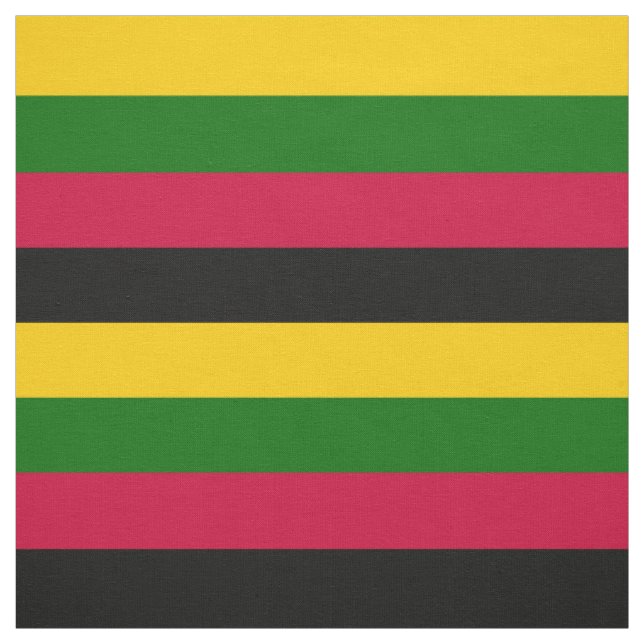 African Colours Stripes Pattern Design  Fabric (Swatch)