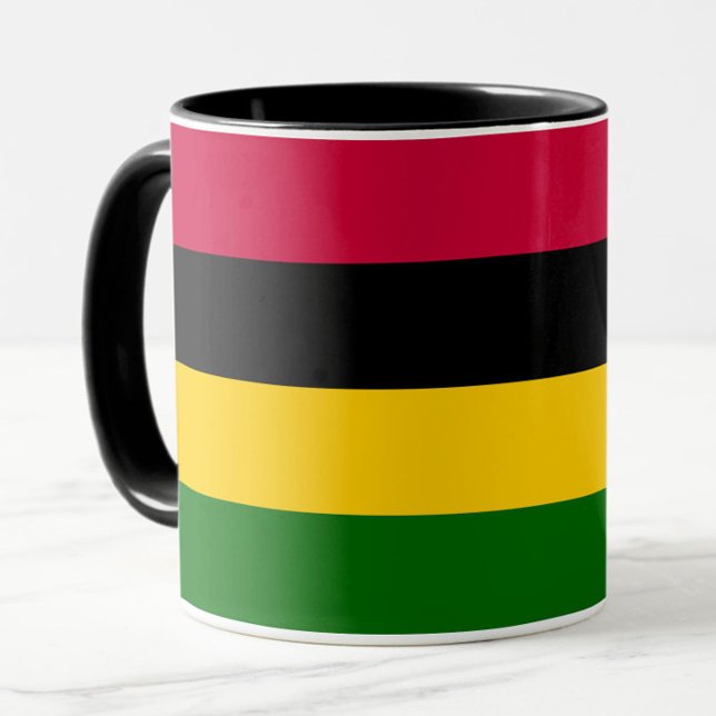 African Colours Stripes Pattern Design  Mug (Creator Uploaded)
