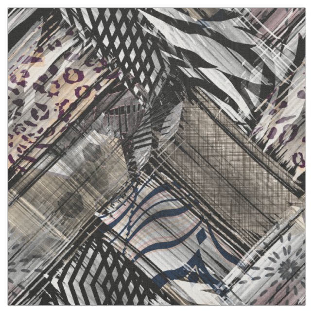 African, combined . fabric (Swatch)