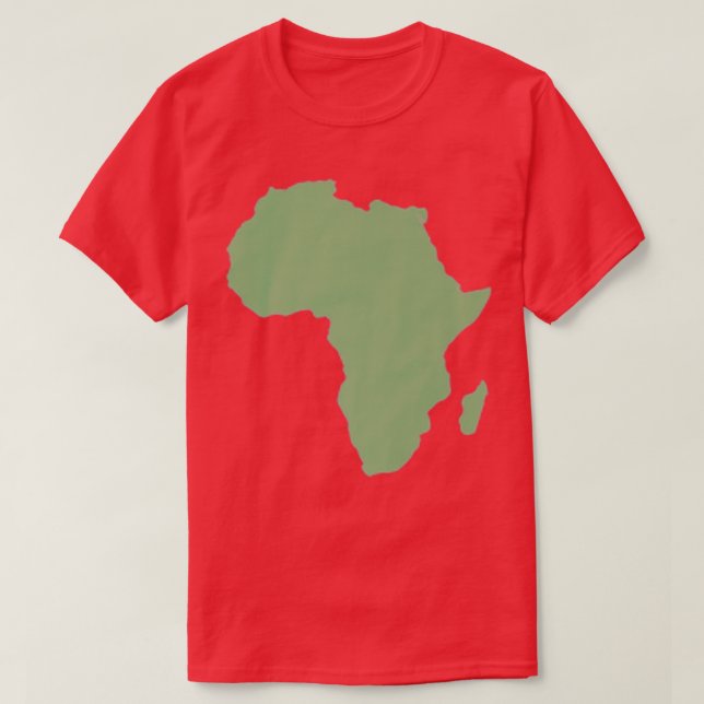 African Continent Map Africa Top Men Wom (Design Front)
