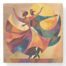 African Couple Dance Art