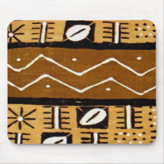African cowrie shell mud cloth1 mouse pad