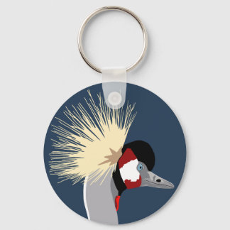 African Crane Key Chain