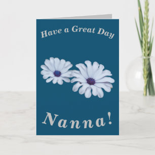 African Daisies Birthday Card for Nanna