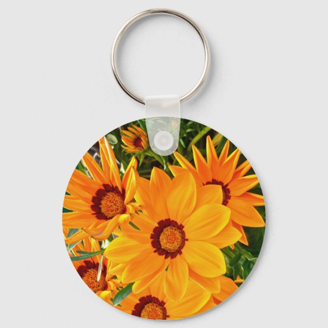 African Daisies Keychain (Front)