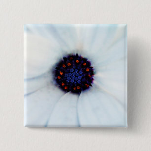 African Daisy 15 Cm Square Badge
