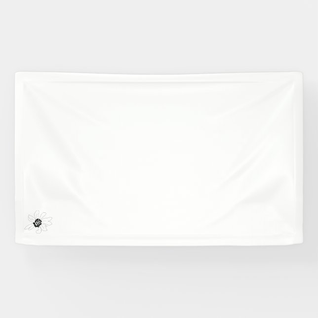 african daisy Design Vinyl Banner  (Horizontal)