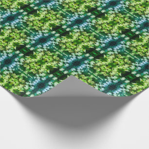 African Daisy Flowers Abstract Personalised Wrapping Paper
