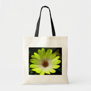 African Daisy Fluorescent Yellow Budget Tote Bag