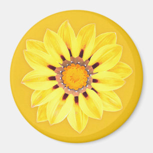 African Daisy / Gazania - Mustard Gold Magnet