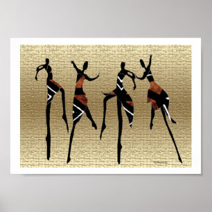 African Dance Group Poster