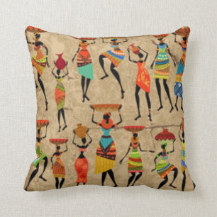 African Dance Ladies Cushion