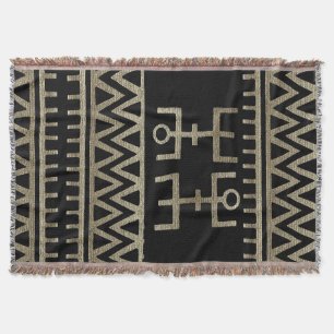 African Dance Throw Blanket