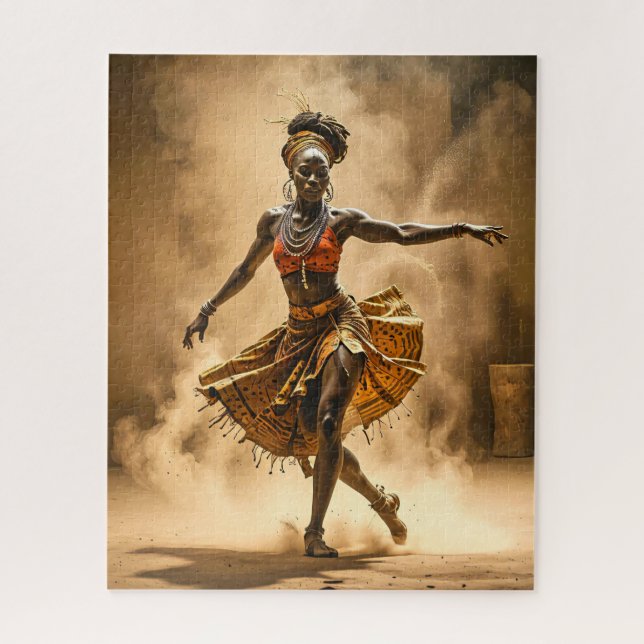 African Dancer Puzzle (Vertical)