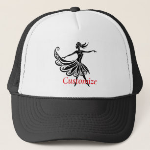 African Dancer Silhouette Art Thunder_Thunder_Cove Trucker Hat