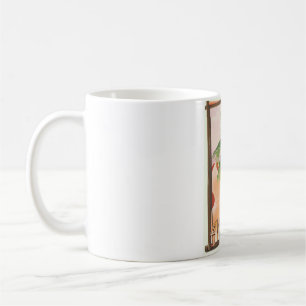 African desert travel poster coffee mug