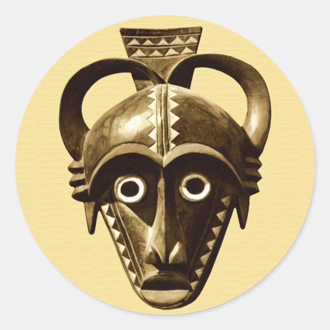 African Design #11 @ Stylnic Classic Round Sticker (Front)