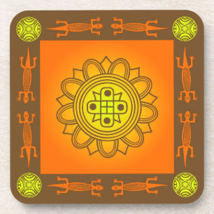 African design coaster
