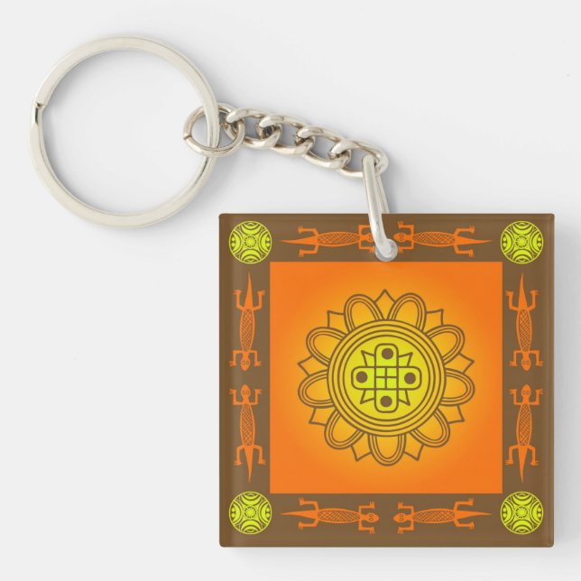 African design key ring (Front)