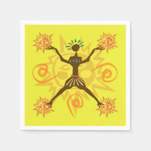 African design napkin