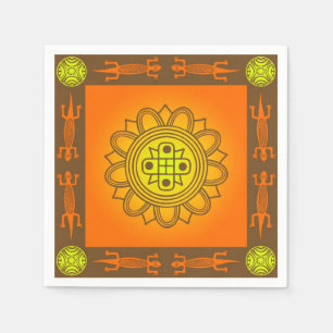 African design napkin