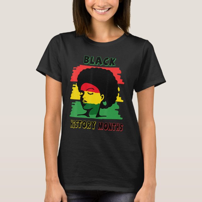 African Diaspora Happy Histories Negro Day  Women  T-Shirt (Front)