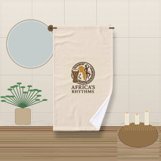 African Drum Hand Towel