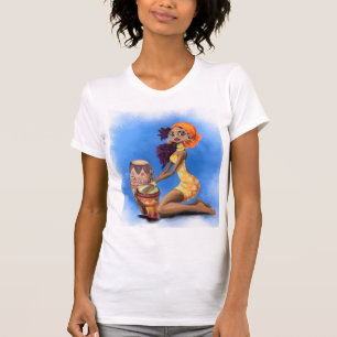 African Drummer Girl T-Shirt