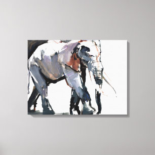 African Elephant 2012 Canvas Print