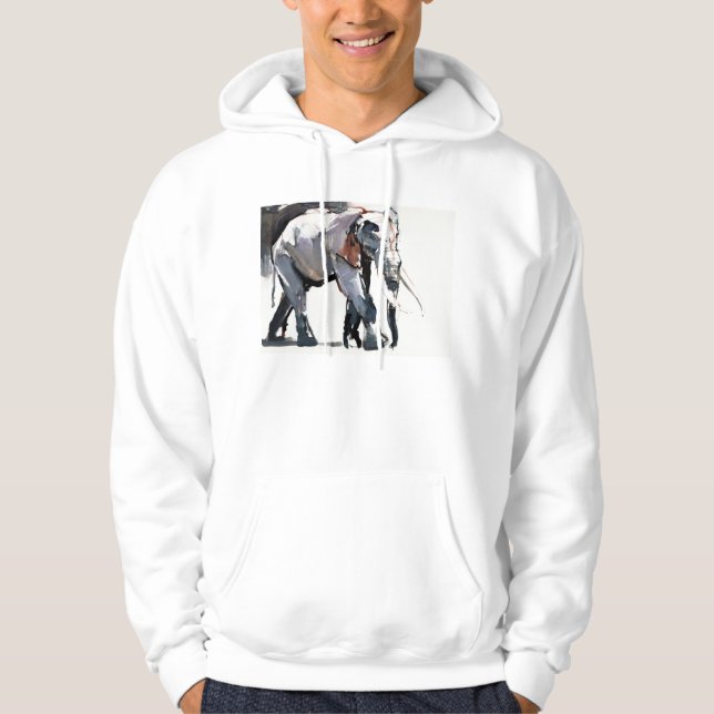 African Elephant 2012 Hoodie (Front)