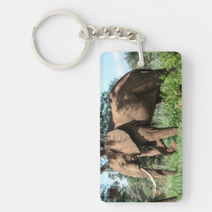 African Elephant in the Safari Key Ring
