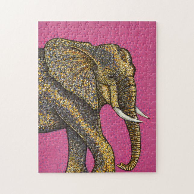 African Elephant Jigsaw Puzzle (Vertical)