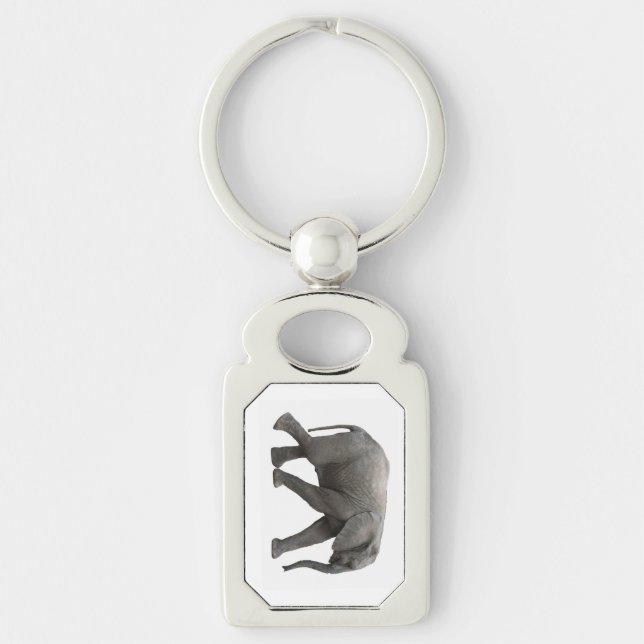 African Elephant Key Ring (Front)