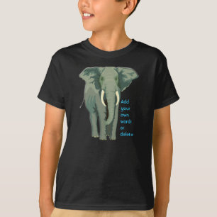 African Elephant Kids Hanes Tagless ComfortSoft® T-Shirt