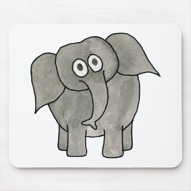 African Elephant. Mouse Pad (Front)