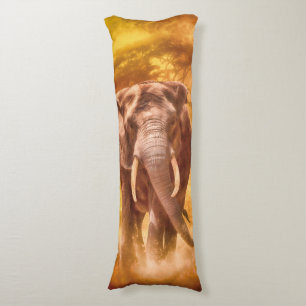 African Elephant "Nobility Body Cushion