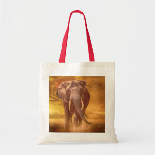 African Elephant Nobility Tote Bag