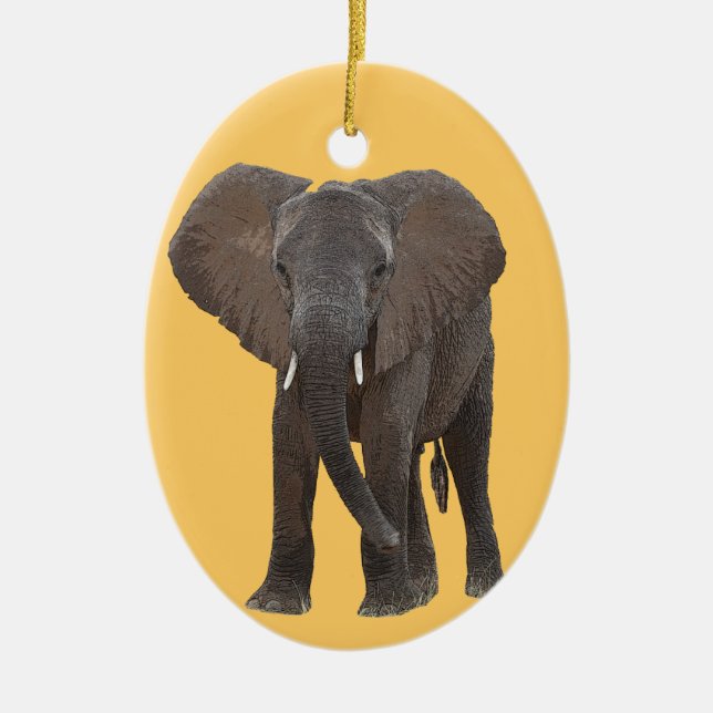 African Elephant Ornament (Front)