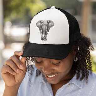 African Elephant Safari and Zoo Adventure Trucker Hat