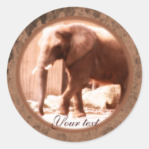 African Elephant Sticker