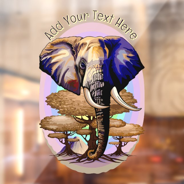 African Elephant Surreal Portrait  (Sheet 2)