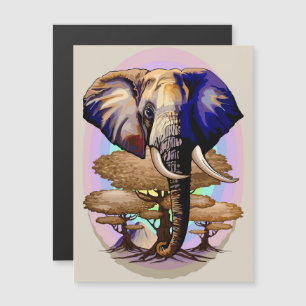 African Elephant Surreal Portrait 