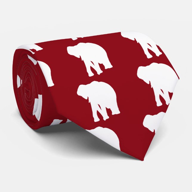 African elephant tie (Rolled)